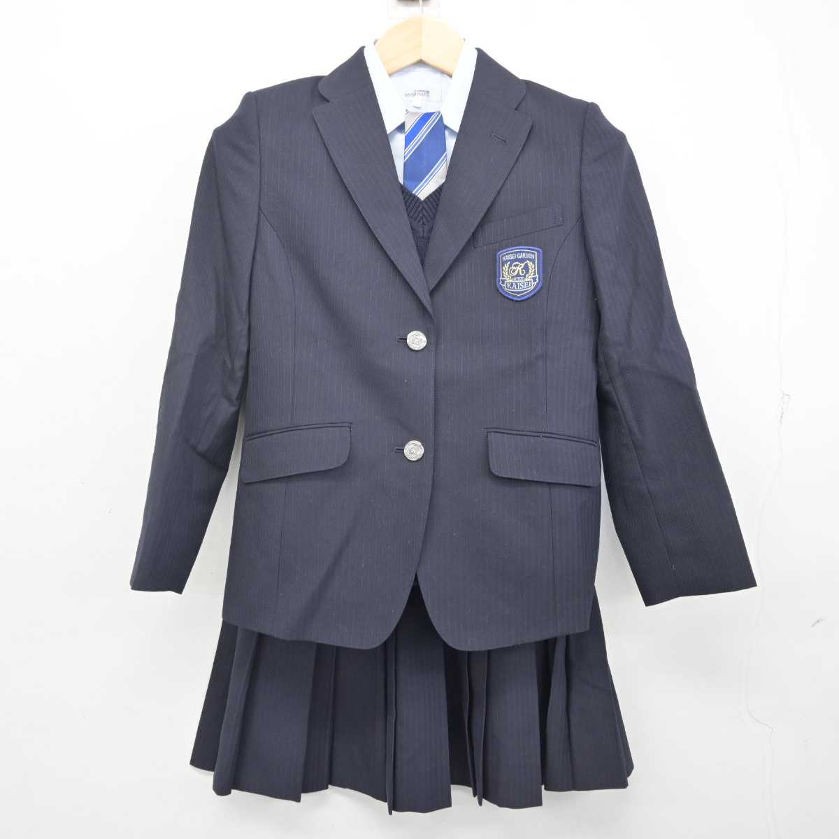 中古】埼玉県 大宮開成中学・高等学校 女子制服 5点 (ブレザー・ニット・シャツ・スカート) sf071816 | 中古制服通販パレイド