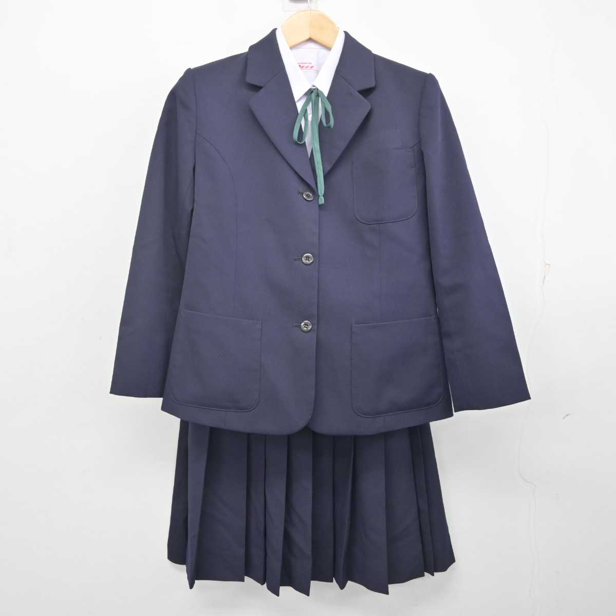 中古】新潟県 中野小屋中学校 女子制服 5点 (ブレザー・シャツ・スカート) sf071821 | 中古制服通販パレイド