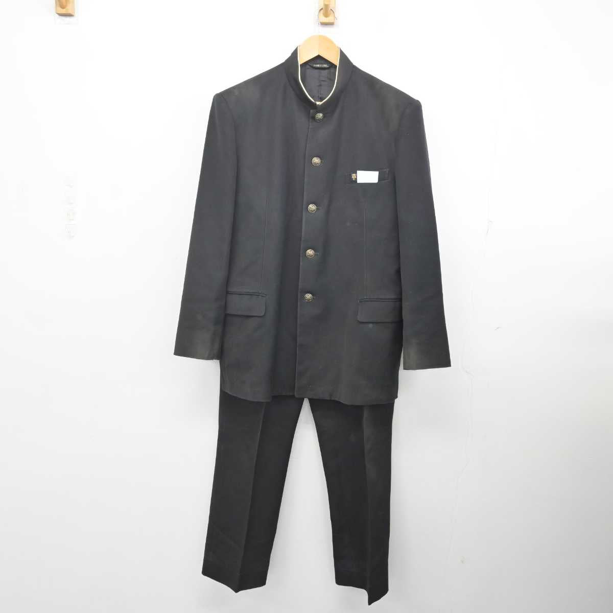 【中古】大分県 大東中学校 男子制服 2点 (学ラン・ズボン) sf071987