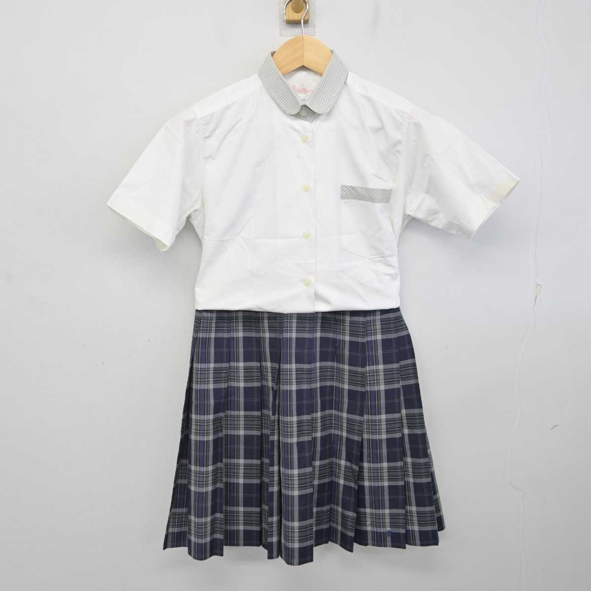 中古】三重県 亀山高等学校 女子制服 2点 (シャツ・スカート) sf072104 | 中古制服通販パレイド