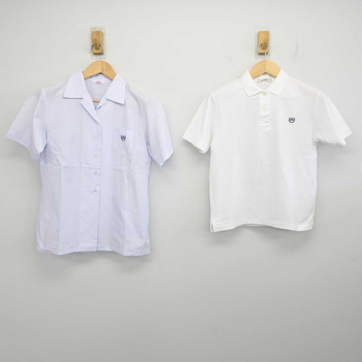 中古】群馬県 渋川女子高等学校 女子制服 2点 (シャツ・シャツ
