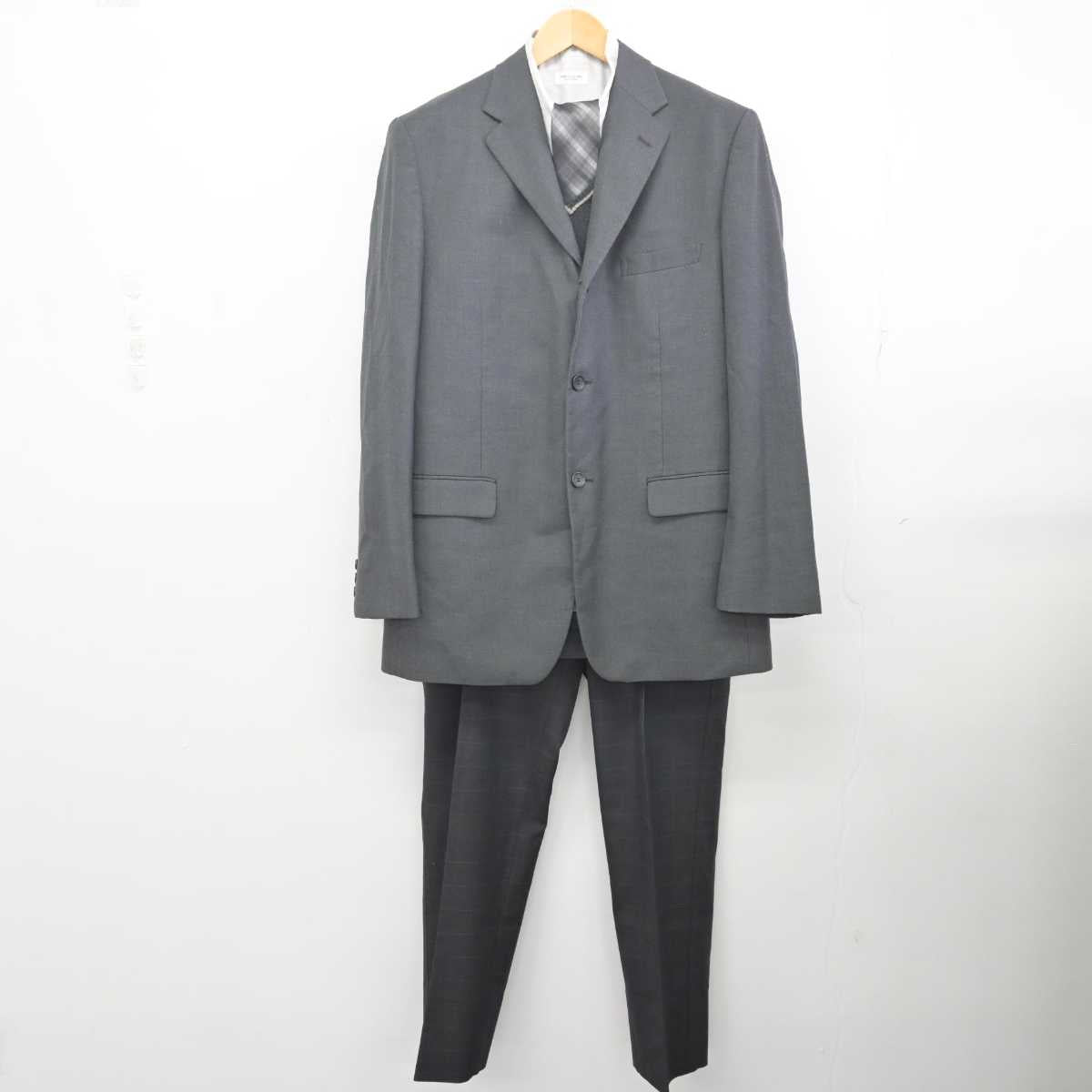 中古】北海道 札幌日本大学高等学校 男子制服 5点 (ブレザー・ニット・シャツ・ズボン) sf072142 | 中古制服通販パレイド