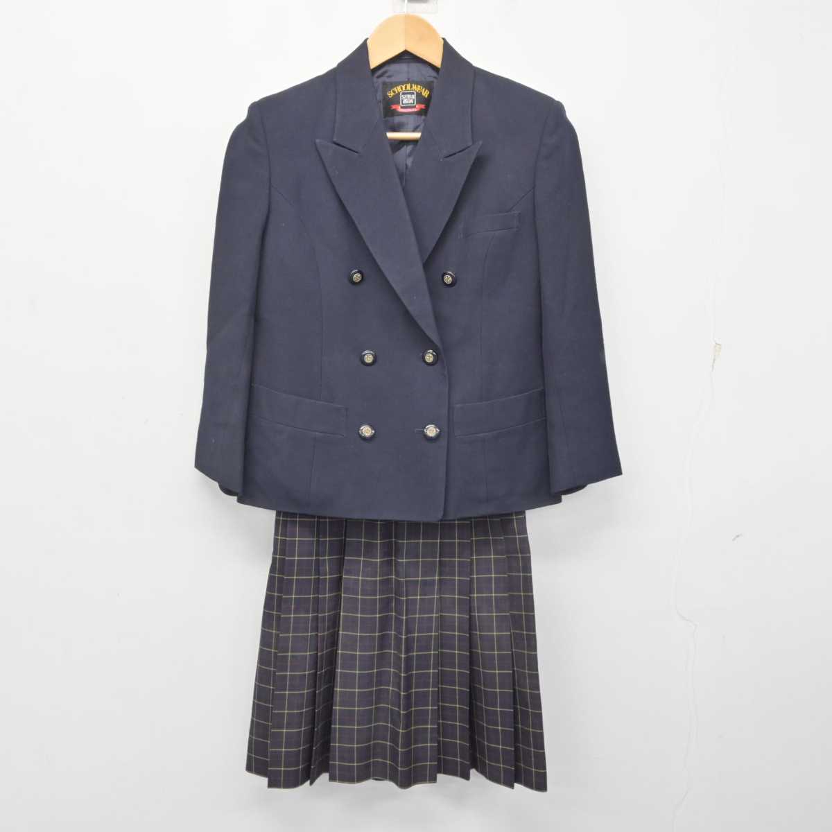 【中古】東京都 桜丘中学校・高等学校 女子制服 3点 (ブレザー・スカート) sf072348