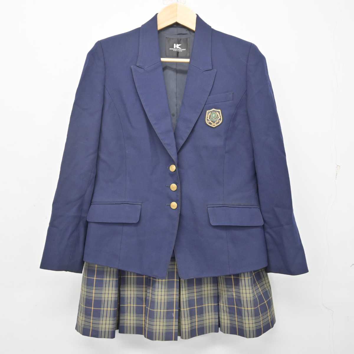 【中古】島根県 出雲北陵高等学校 女子制服 2点 (ブレザー・スカート) sf072605