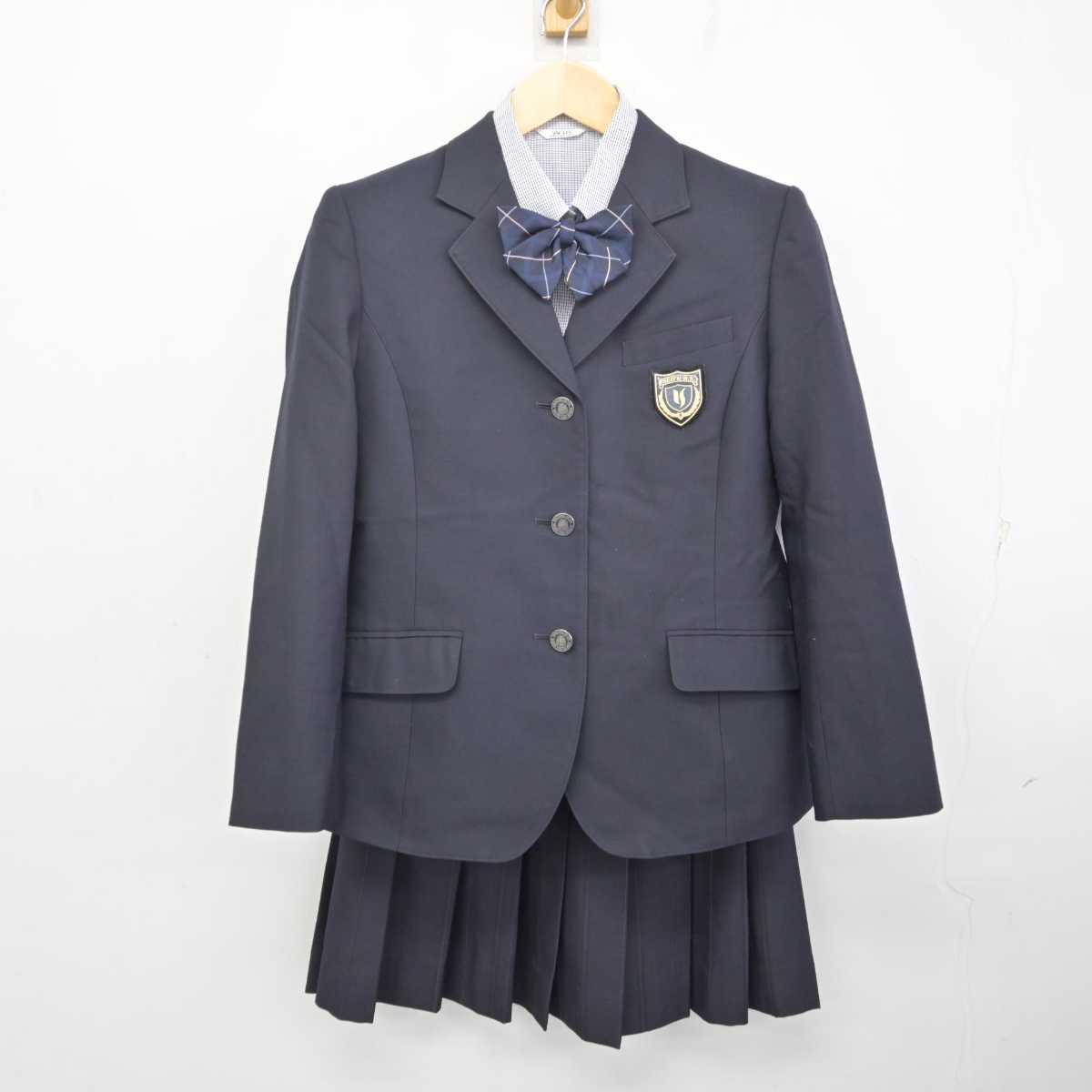 【中古】神奈川県 横浜清風高等学校 女子制服 5点 (ブレザー・シャツ・スカート) sf072702