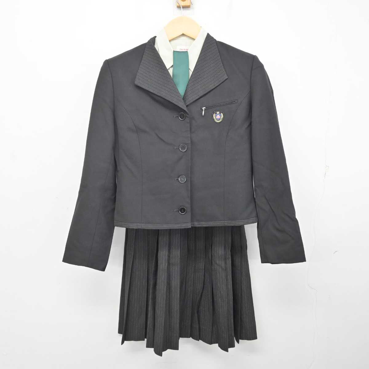 中古】大分県 楊志館高等学校 女子制服 4点 (ブレザー・シャツ・スカート) sf072911 | 中古制服通販パレイド