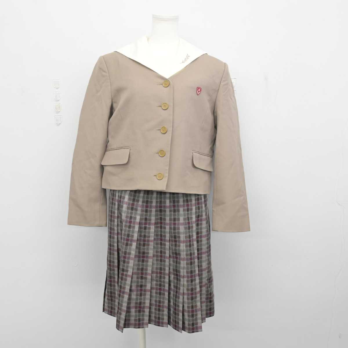 【中古】愛知県 名城大学附属高等学校 女子制服 3点 (ブレザー・ブラウス・スカート) sf072979