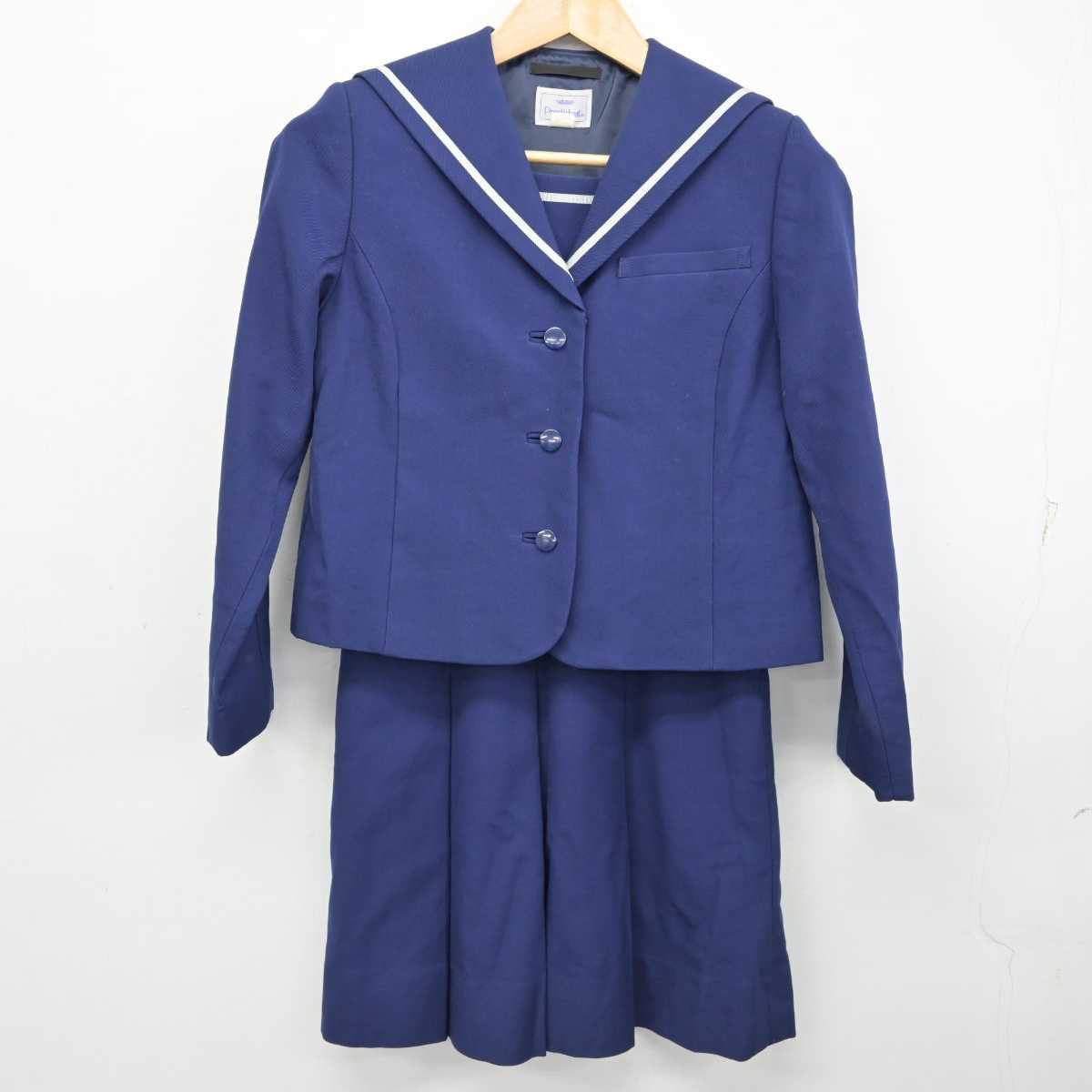 中古】秋田県 秋田高等学校 女子制服 2点 (セーラー服・スカート) sf073006 | 中古制服通販パレイド