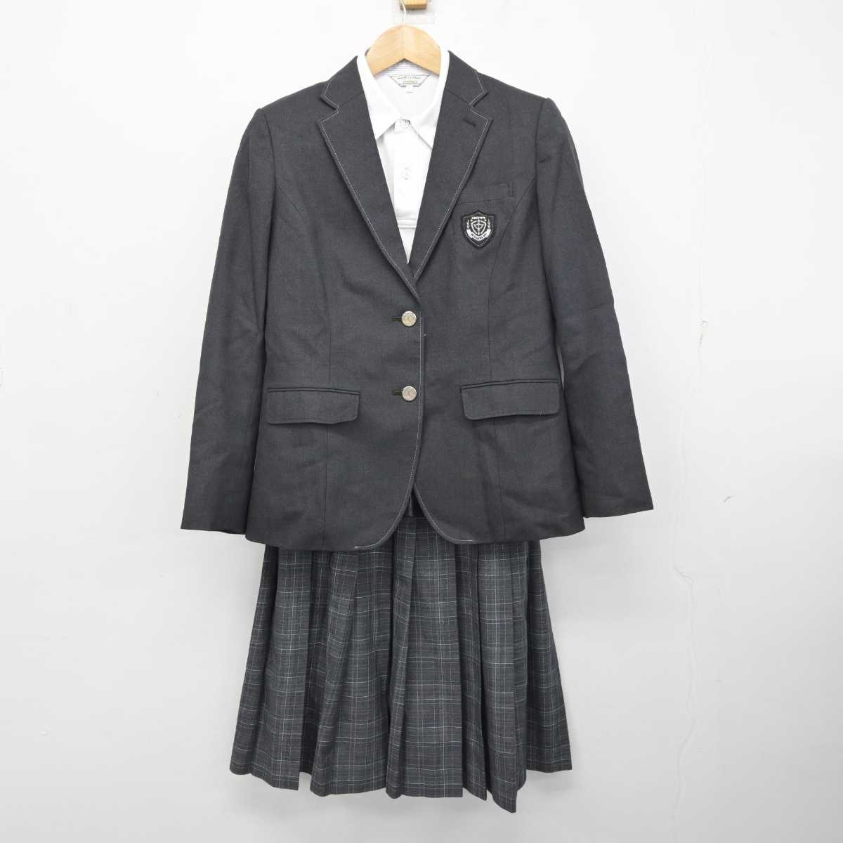 【中古】大阪府 寝屋川市立第六中学校 女子制服 3点 (ブレザー・シャツ・スカート) sf073071