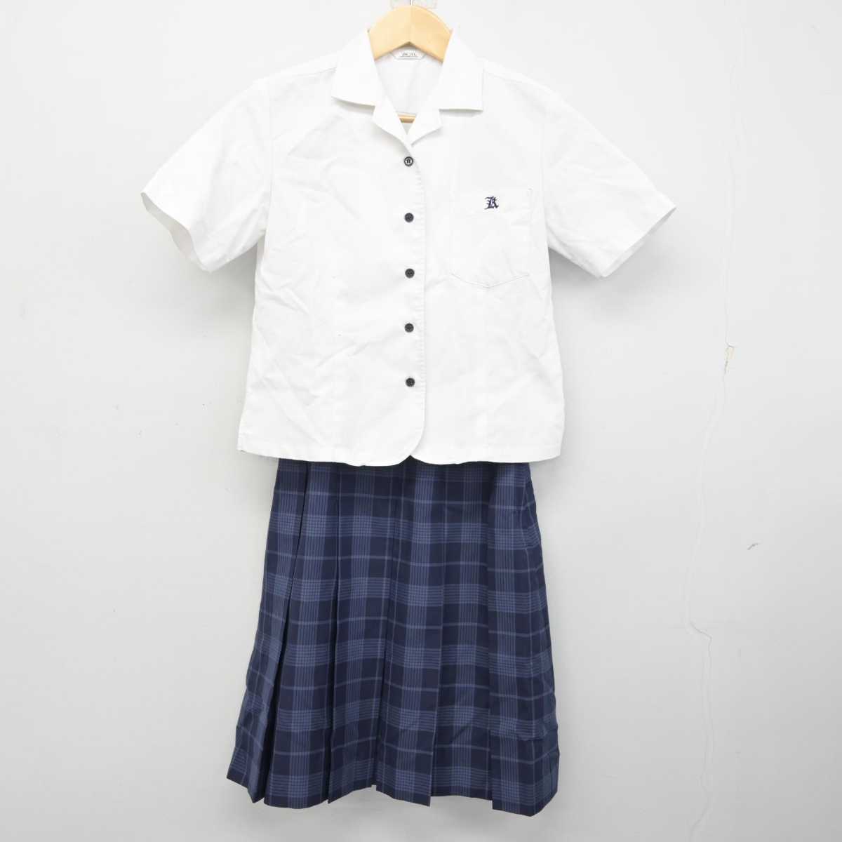 中古】富山県 上市高等学校 女子制服 2点 (シャツ・スカート) sf073075 | 中古制服通販パレイド