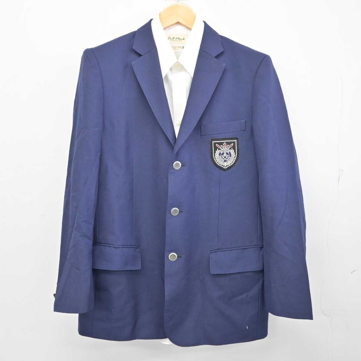 中古】広島県 御調高等学校 男子制服 2点 (ブレザー・シャツ) sf073267 | 中古制服通販パレイド