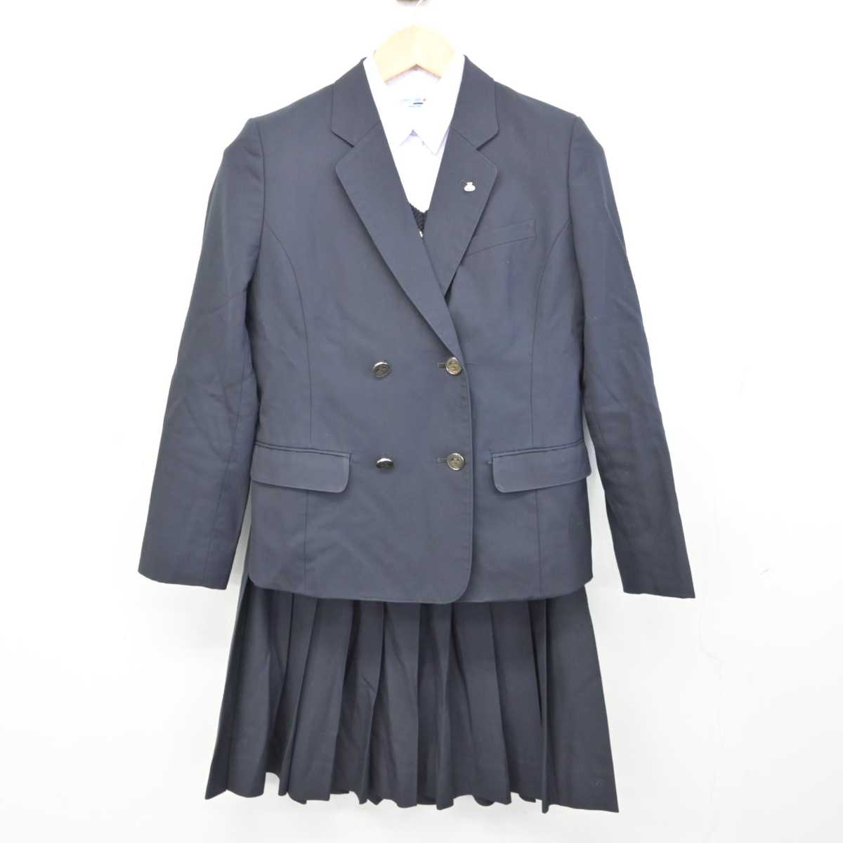 中古】埼玉県 鴻巣高等学校 女子制服 5点 (ブレザー・ニット・シャツ・スカート) sf073410 | 中古制服通販パレイド