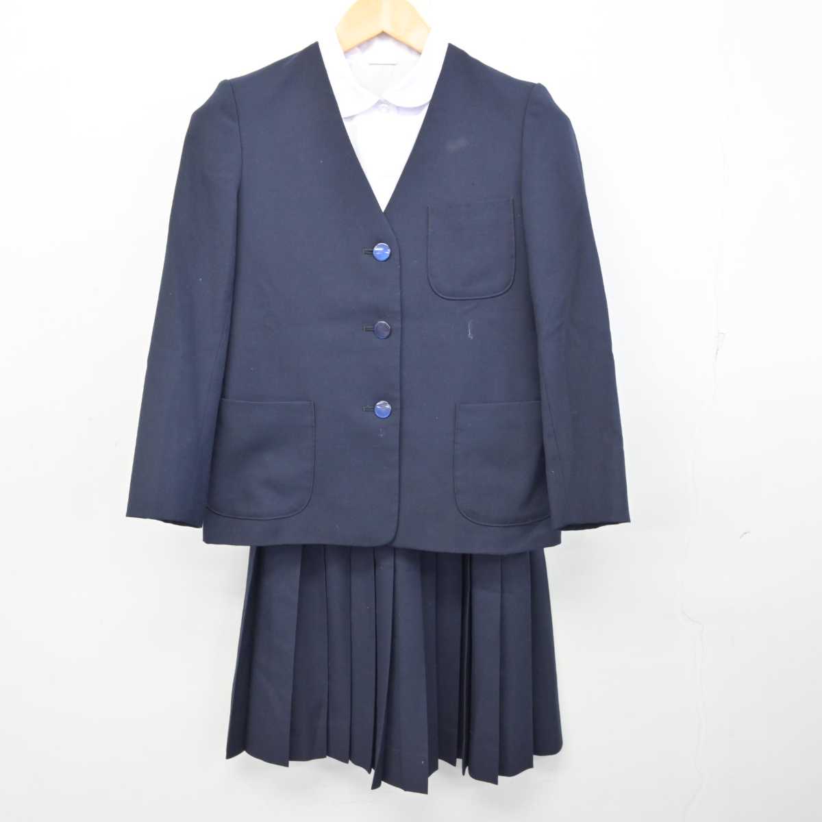 中古】埼玉県 久喜東中学校 女子制服 3点 (ブレザー・シャツ・スカート) sf073419 | 中古制服通販パレイド