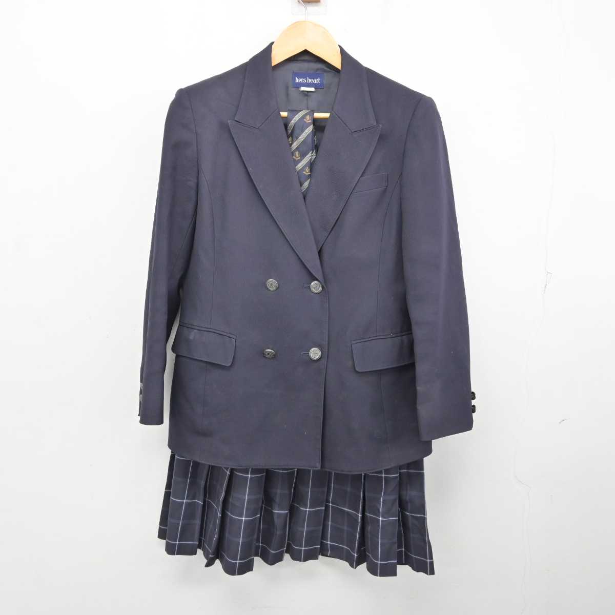 【中古】東京都 駒込中学校・高等学校 女子制服 4点 (ブレザー・スカート) sf073461