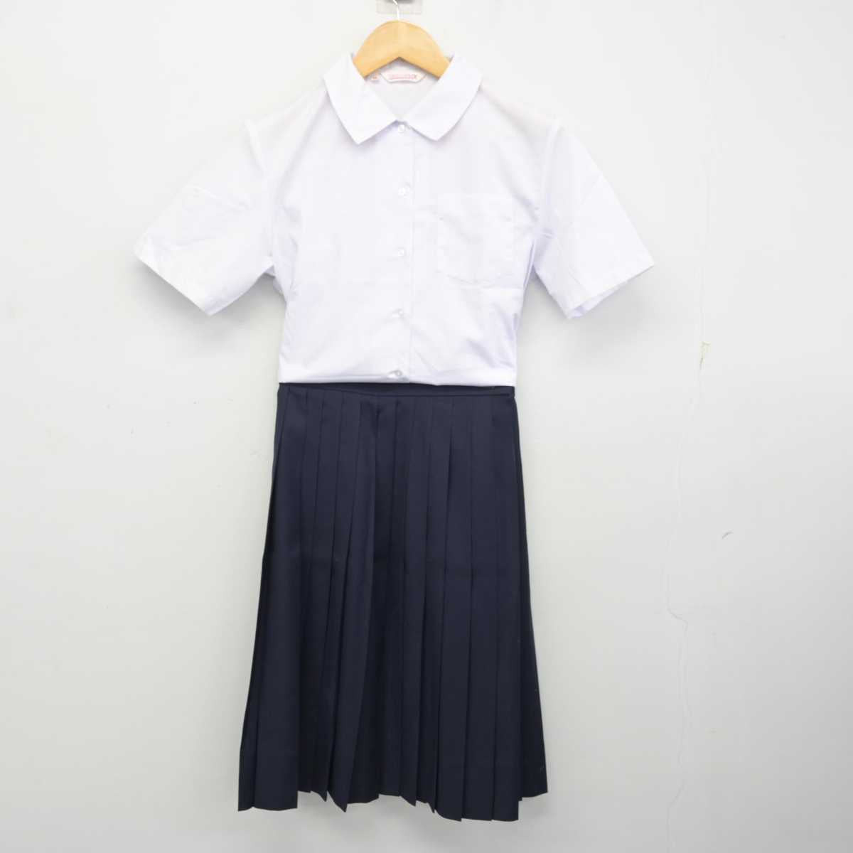 【中古】兵庫県 兵庫県立星陵高等学校 女子制服 2点 (シャツ・スカート) sf073682