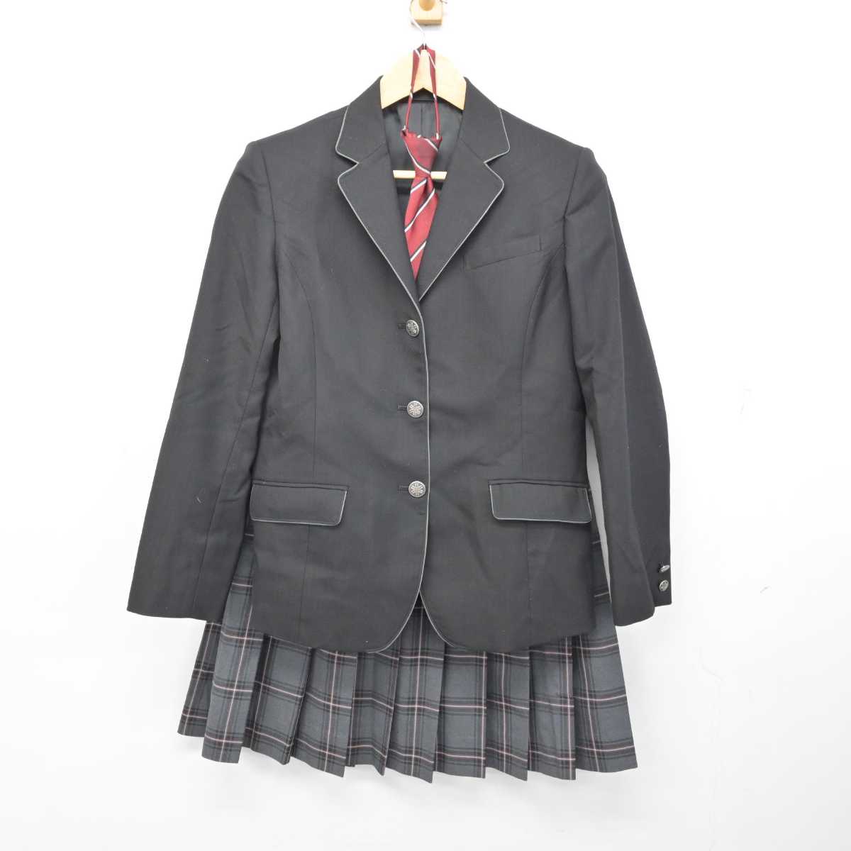 新品の高校制服 中古】北海道 市立札幌新川高等学校 女子制服 4点 (ブレザー