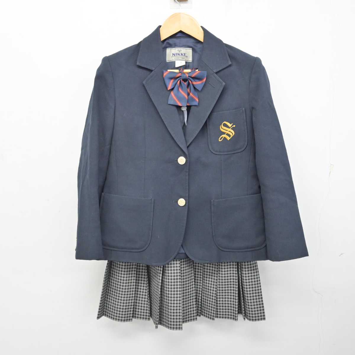 中古】茨城県 藤代紫水高等学校 女子制服 4点 (ブレザー・スカート・スカート) sf073922 | 中古制服通販パレイド