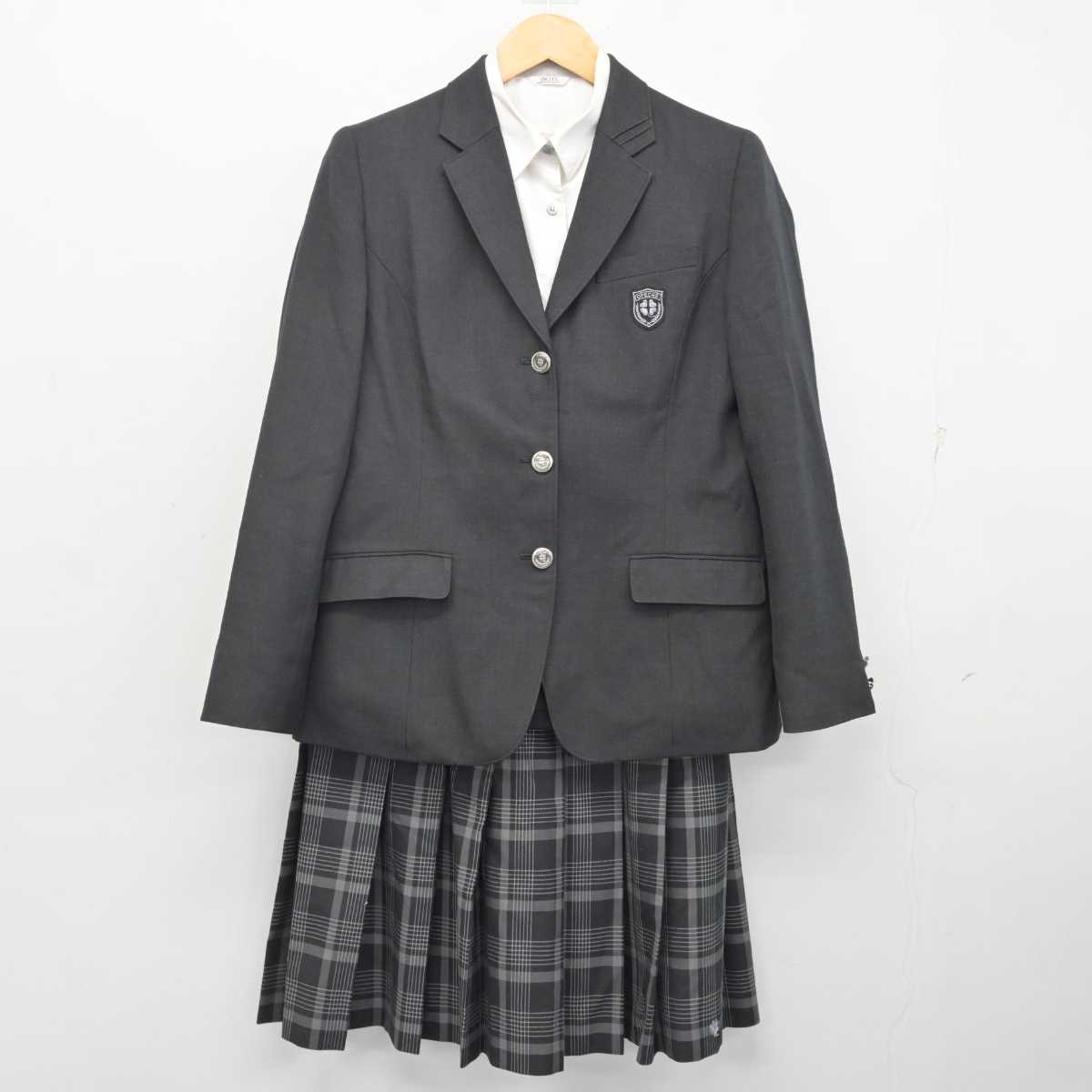 中古】大阪府 大阪府教育センター附属高等学校 女子制服 3点 (ブレザー・シャツ・スカート) sf073974 | 中古制服通販パレイド