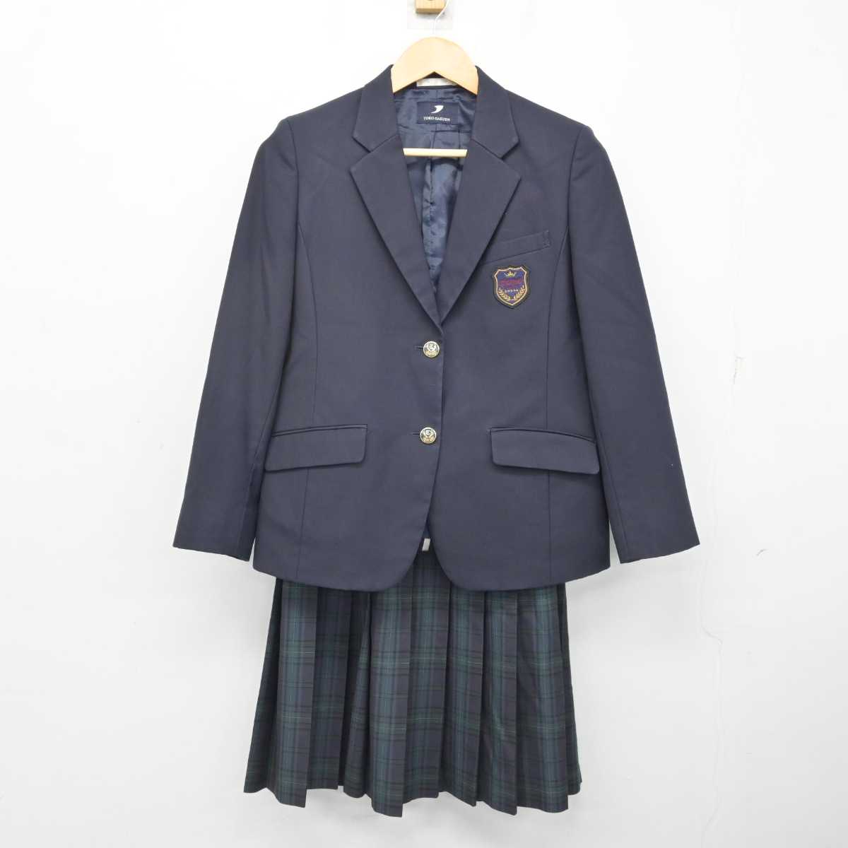 中古】神奈川県 桐光学園高等学校 女子制服 4点 (ブレザー・ベスト 