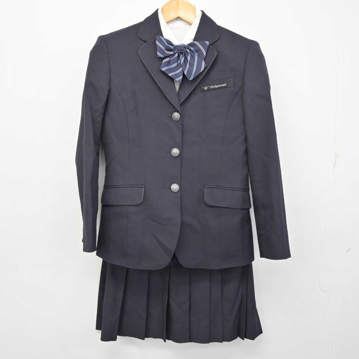 中古】大阪府 枚方津田高等学校 女子制服 5点 (ブレザー・ニット・シャツ・スカート) sf074030 | 中古制服通販パレイド