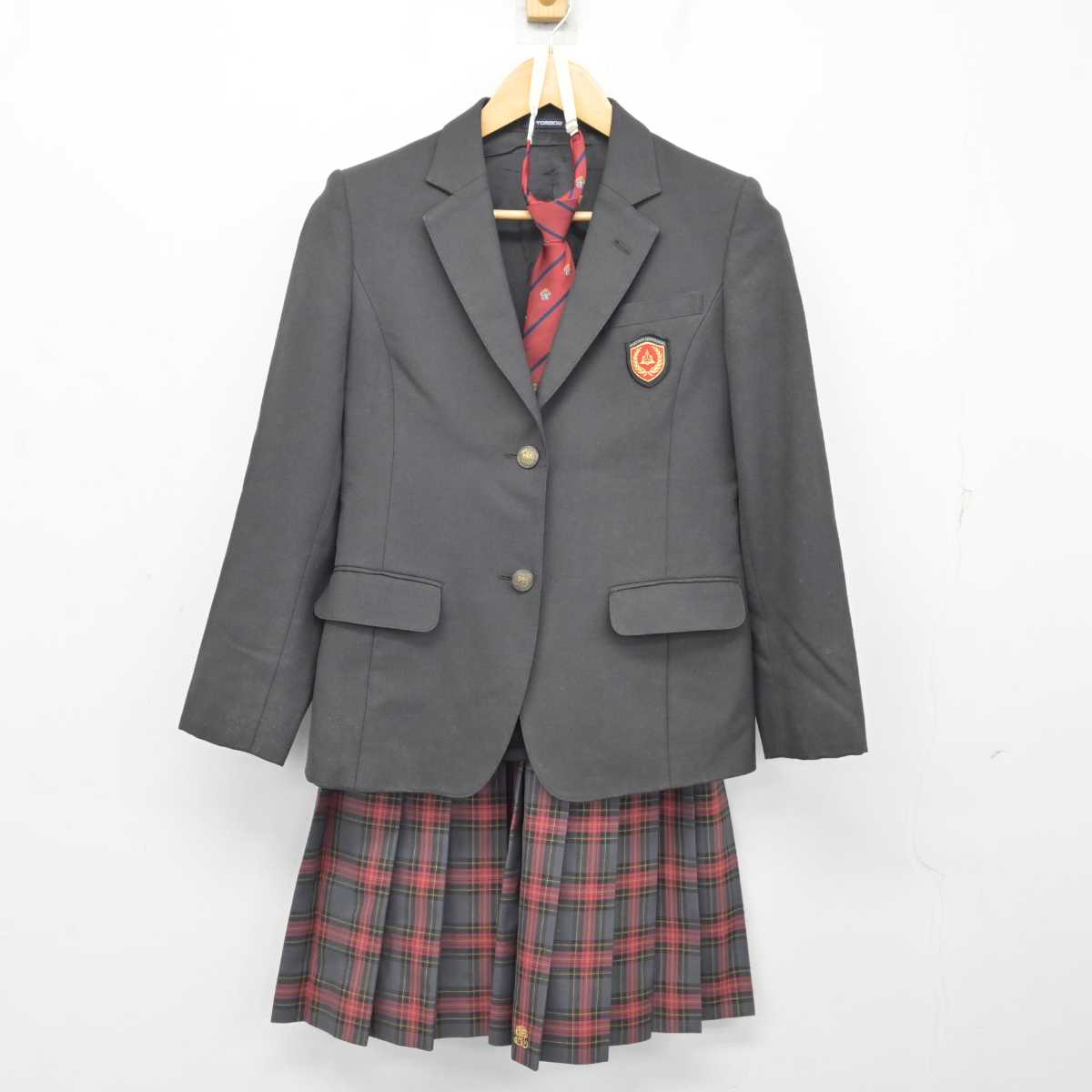 中古】京都府 峰山高等学校 女子制服 3点 (ブレザー・スカート) sf074070 | 中古制服通販パレイド