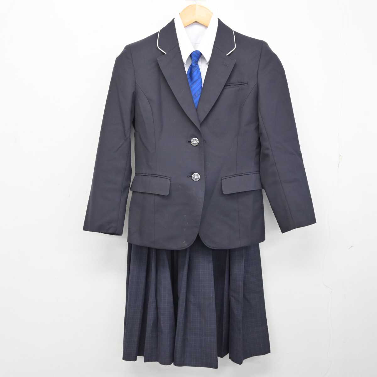 中古】福岡県 福岡市内中学校標準服 女子制服 4点 (ブレザー・シャツ・スカート) sf074205 | 中古制服通販パレイド