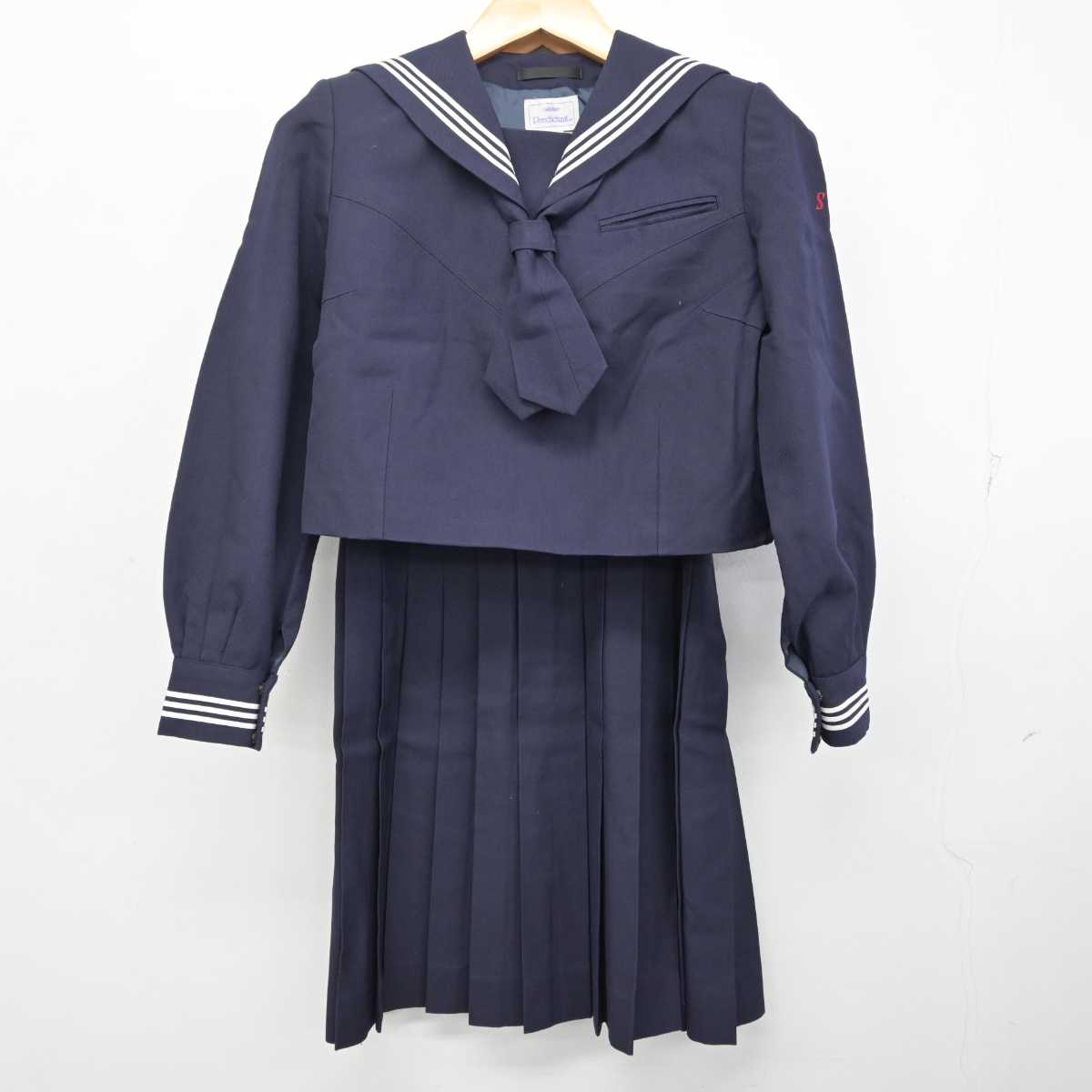 中古】埼玉県 狭山ヶ丘高等学校 女子制服 2点 (セーラー服・ジャンパースカート) sf074300 | 中古制服通販パレイド