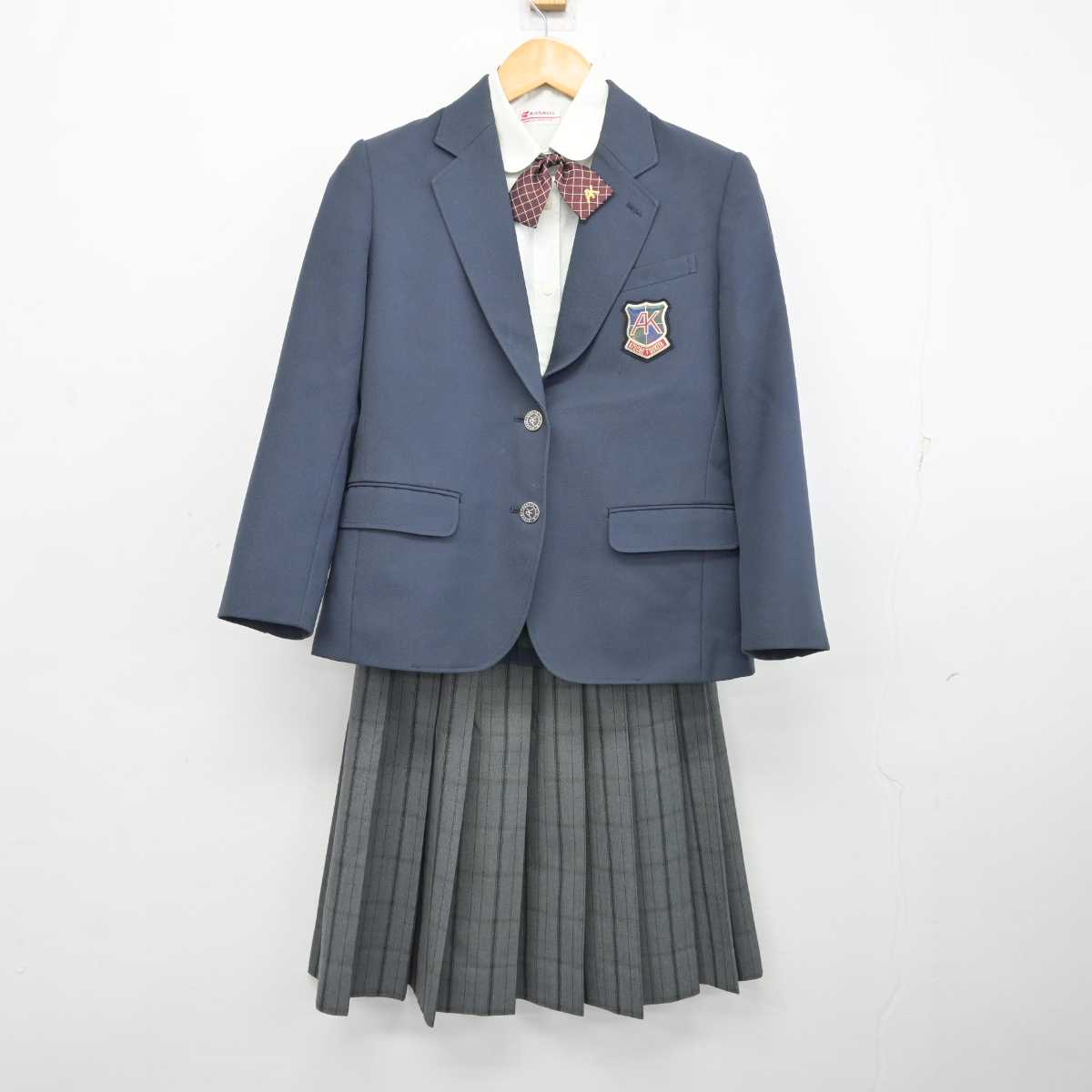 中古】北海道 厚別北中学校 女子制服 4点 (ブレザー・シャツ 中古】北海道 厚別北中学校 女子制服 4点 (ブレザー・シャツ