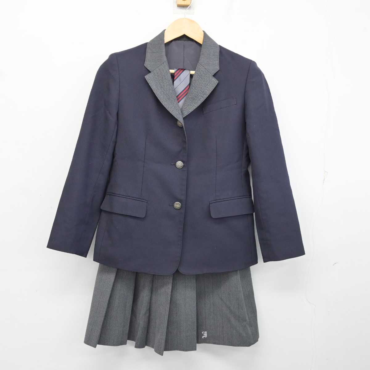 中古】三重県 いなべ総合学園高等学校 女子制服 3点 (ブレザー