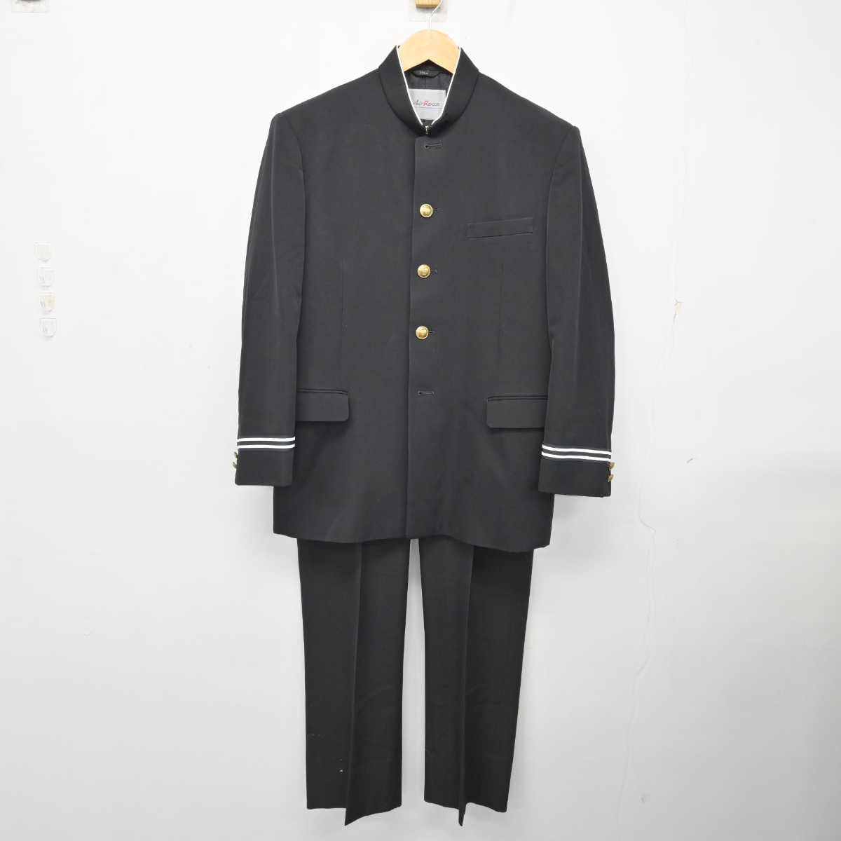 中古】熊本県 人吉市立第二中学校 男子制服 3点 (学ラン・ズボン) sf075007 | 中古制服通販パレイド