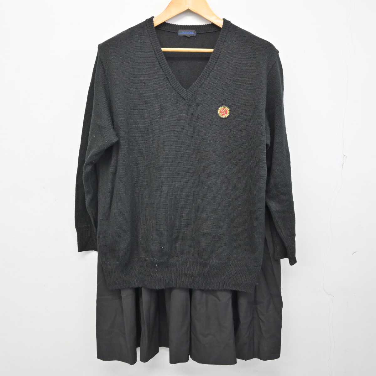 中古】栃木県 足利短期大学附属高等学校 女子制服 2点 (ニット・スカート) sf075483 | 中古制服通販パレイド