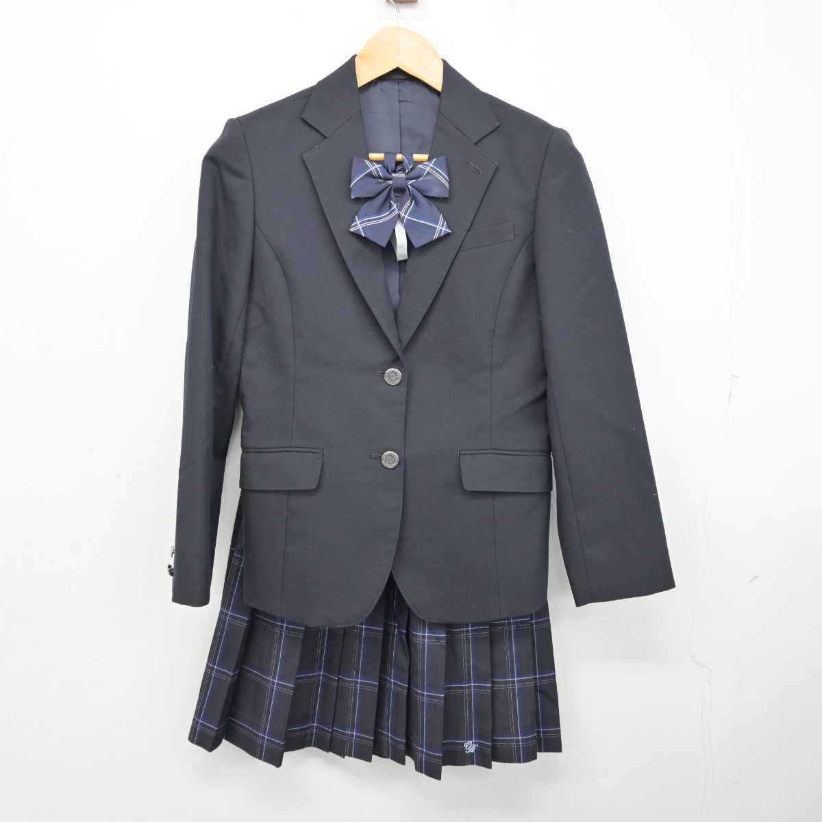 【中古】神奈川県 小田原東高等学校 女子制服 3点 (ブレザー・スカート) sf075490