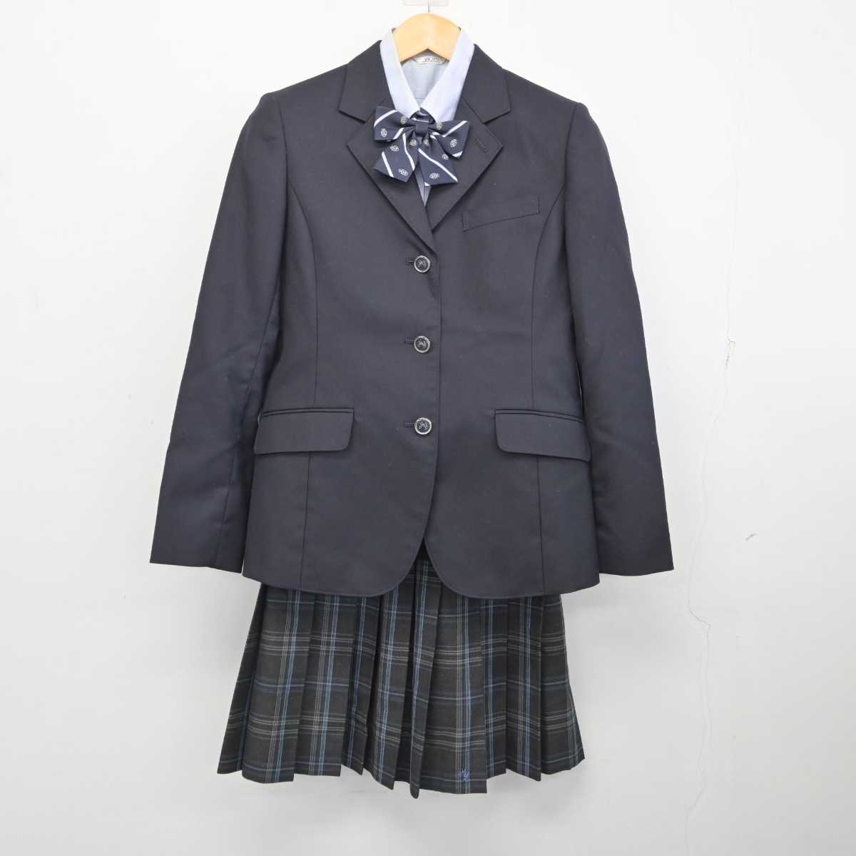 中古】茨城県 波崎柳川高等学校 女子制服 4点 (ブレザー・シャツ