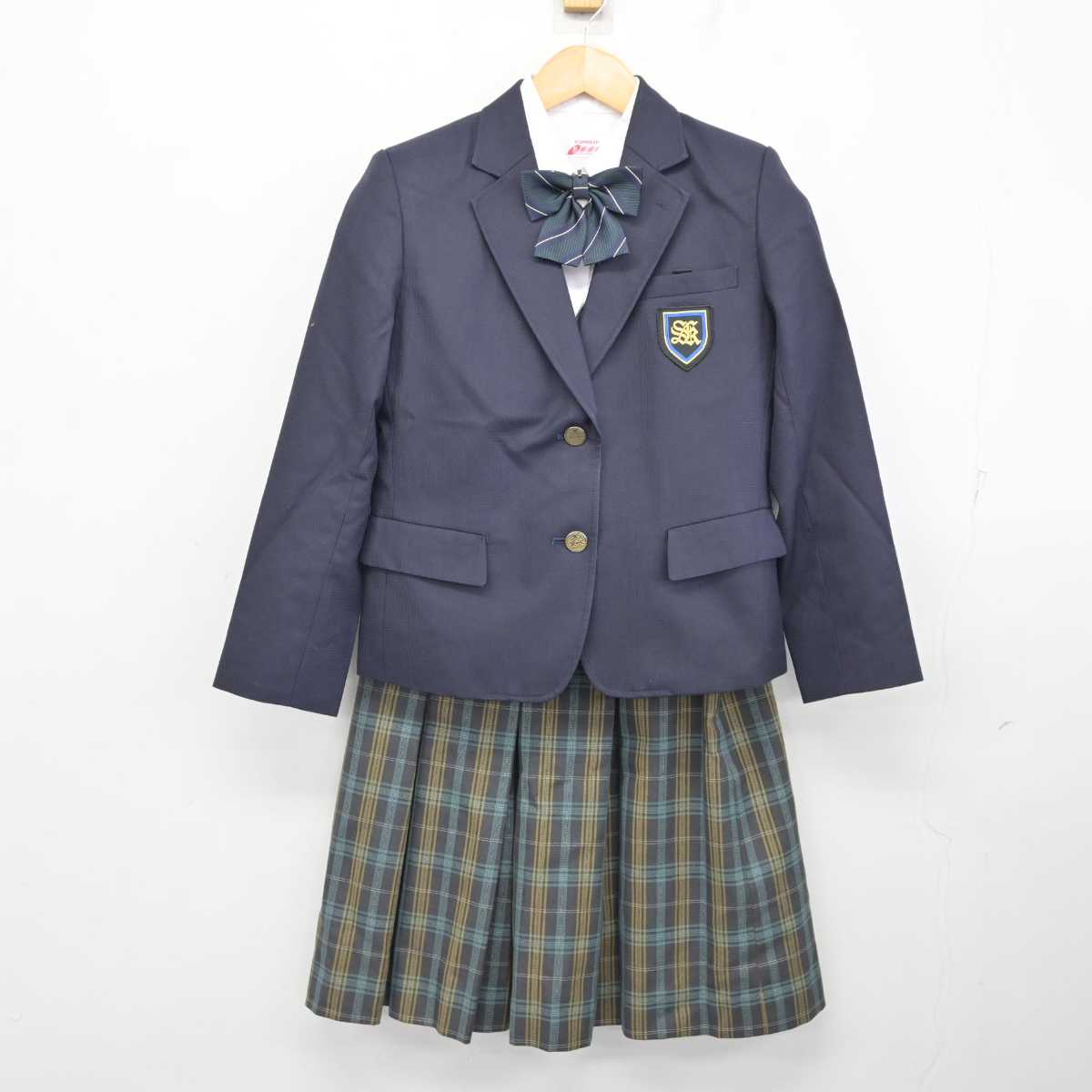 中古】北海道 新琴似北中学校 女子制服 5点 (ブレザー・ベスト・シャツ・スカート) sf075690 | 中古制服通販パレイド