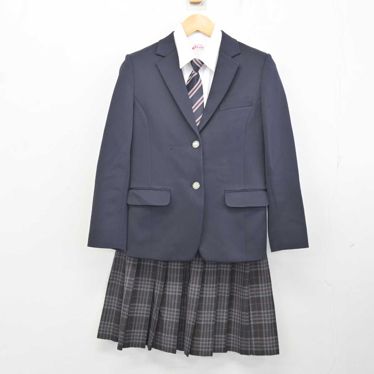 中古】北海道 北海道札幌平岡高等学校 女子制服 4点 (ブレザー・シャツ・スカート) sf075801 | 中古制服通販パレイド