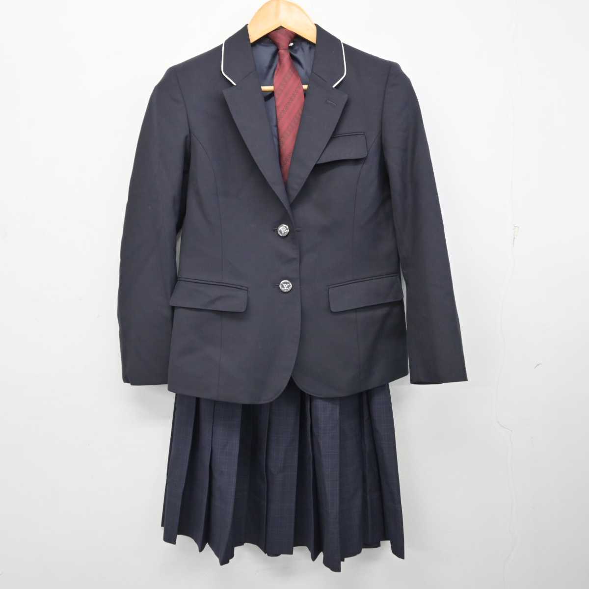 中古】福岡県 福岡市内中学標準服 女子制服 5点 (ブレザー・スカート) sf075934 | 中古制服通販パレイド