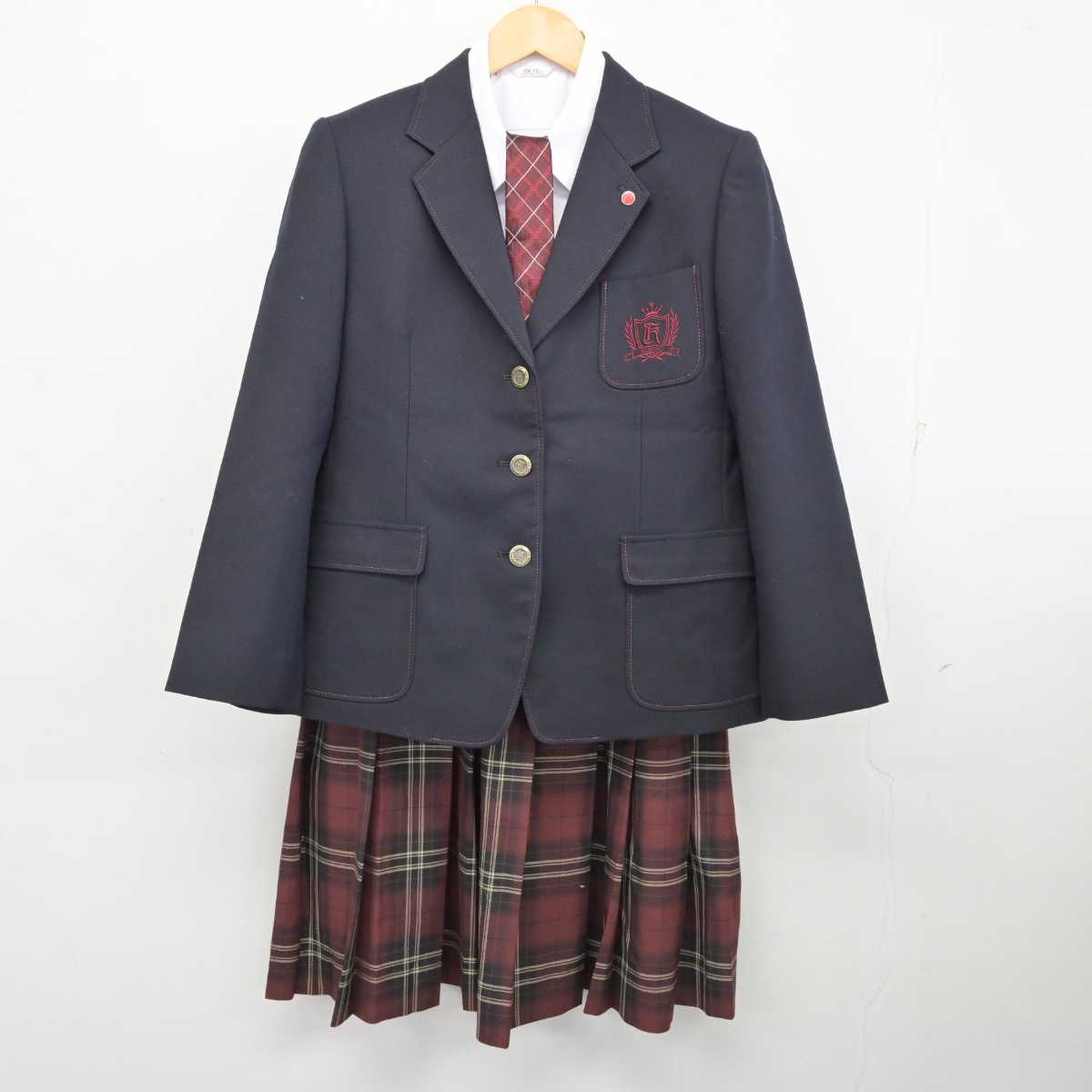 中古】広島県 広陵高等学校 女子制服 6点 (ブレザー・シャツ・スカート) sf075987 | 中古制服通販パレイド