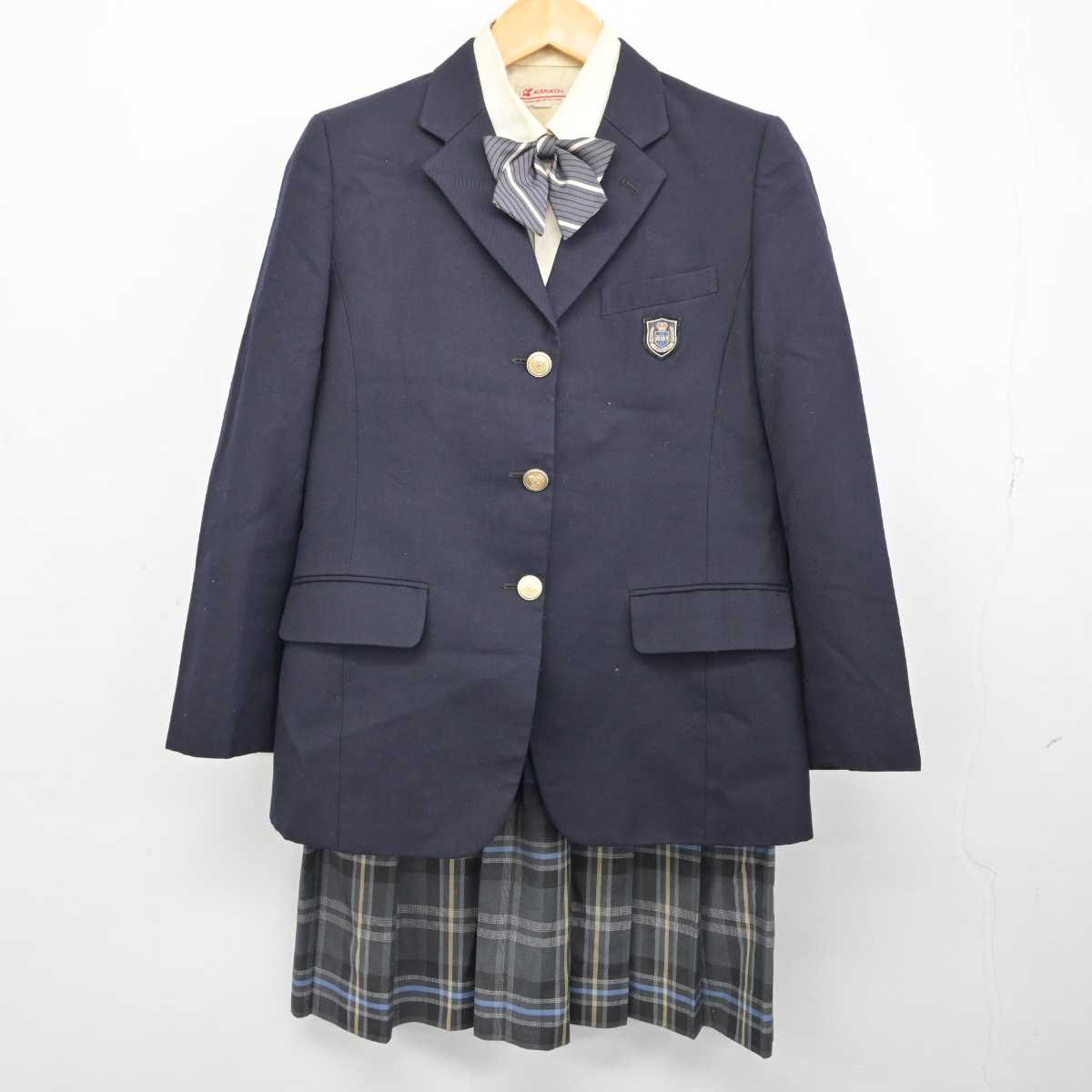 中古】東京都 拓殖大学第一高等学校 女子制服 4点 (ブレザー