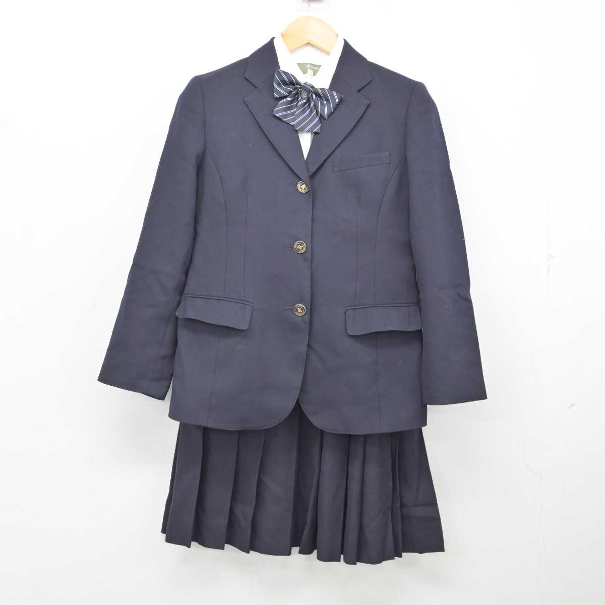 中古】静岡県 常葉大学附属菊川中学校・高等学校 女子制服 4点 (ブレザー・シャツ・スカート) sf076137 | 中古制服通販パレイド