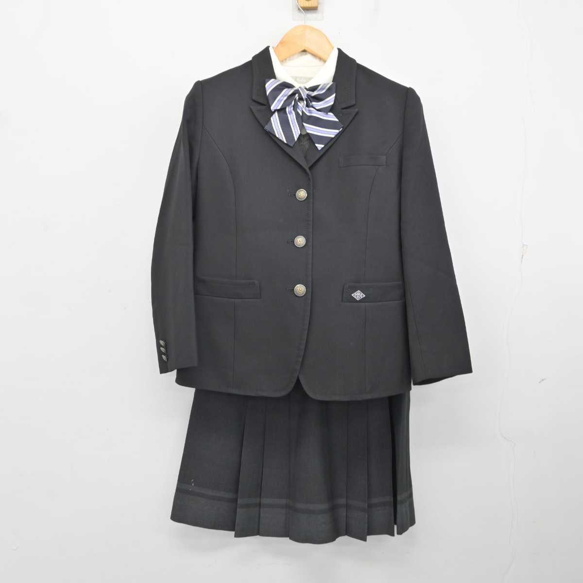 中古】兵庫県 啓明学院中学校・高等学校 女子制服 6点 (ブレザー