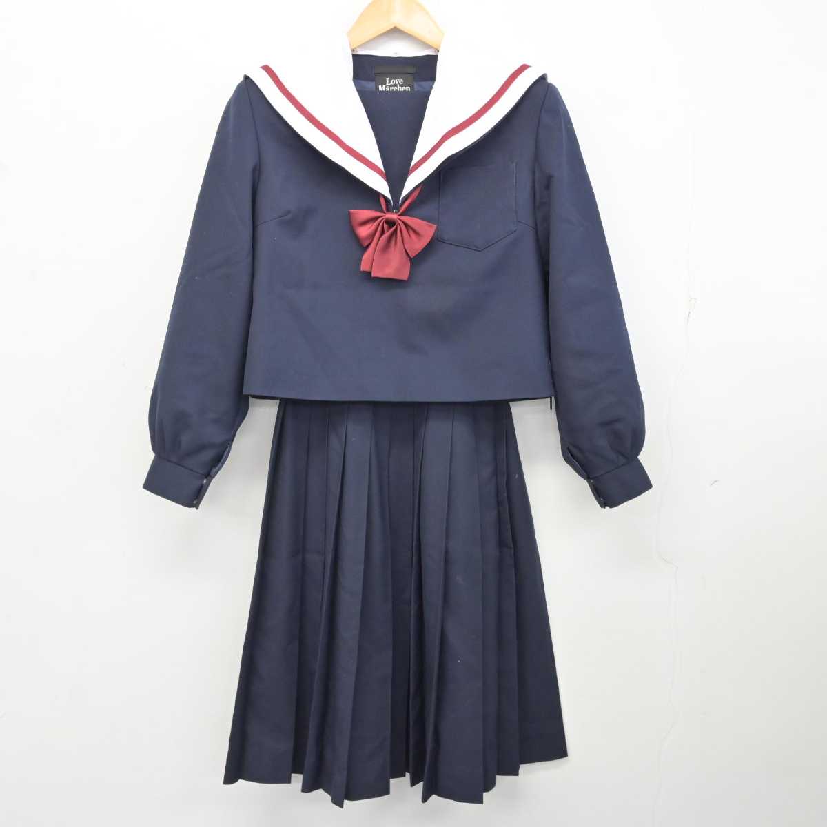 中古】岐阜県 高富中学校 女子制服 3点 (セーラー服・スカート) sf076403 | 中古制服通販パレイド