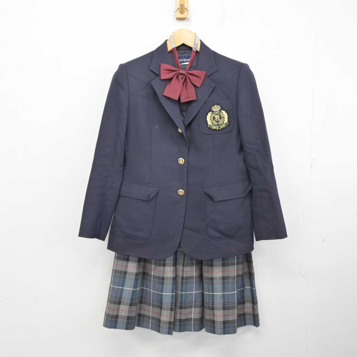 中古】東京都 国士舘高等学校 女子制服 4点 (ブレザー・ニット・スカート) sf076606 | 中古制服通販パレイド