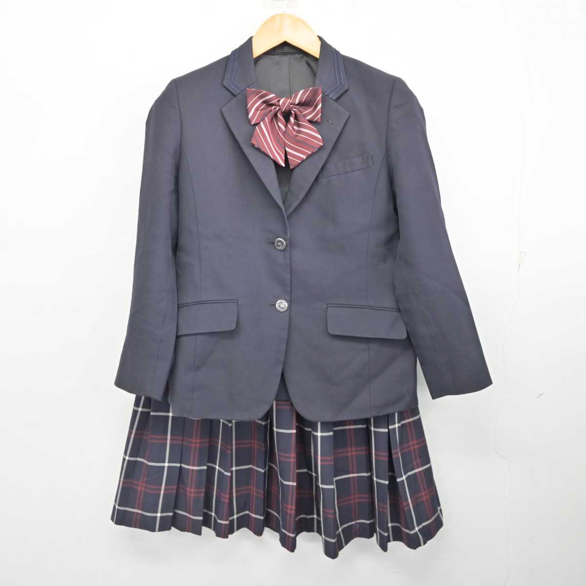 中古】兵庫県 佐用高等学校 女子制服 3点 (ブレザー・スカート) sf077178 | 中古制服通販パレイド