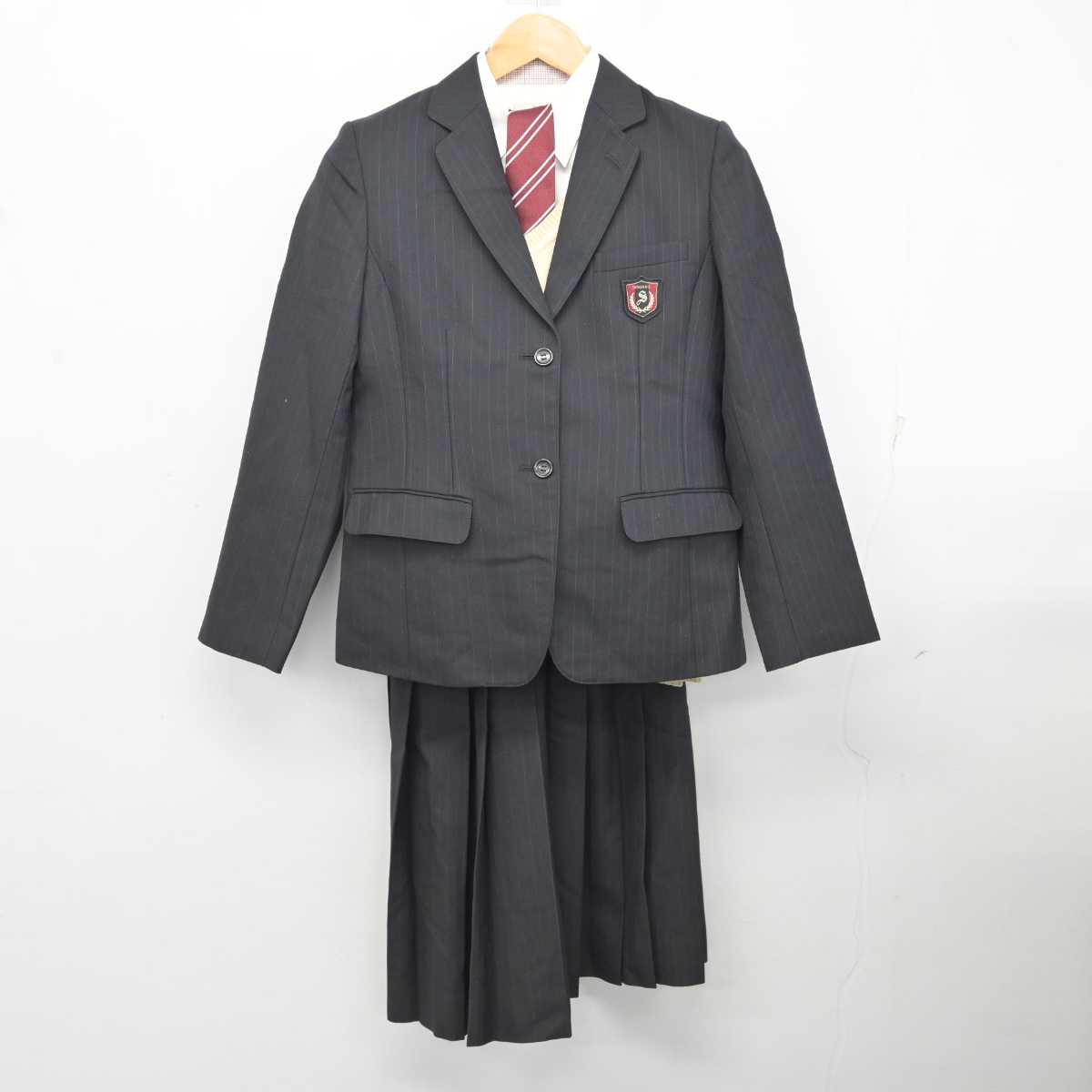 中古】大阪府 狭山高等学校 女子制服 5点 (ブレザー・ニット 中古】大阪府 狭山高等学校 女子制服 5点 (ブレザー・ニット