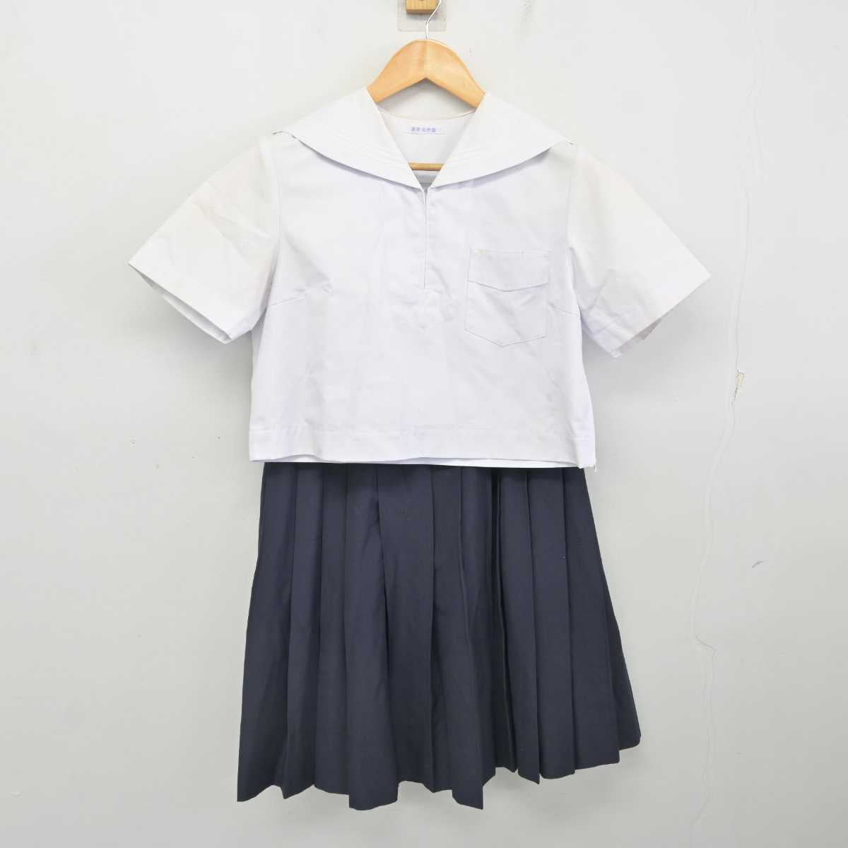 中古】福岡県 筑紫女学園高等学校 女子制服 3点 (セーラー服・スカート) sf077502 | 中古制服通販パレイド