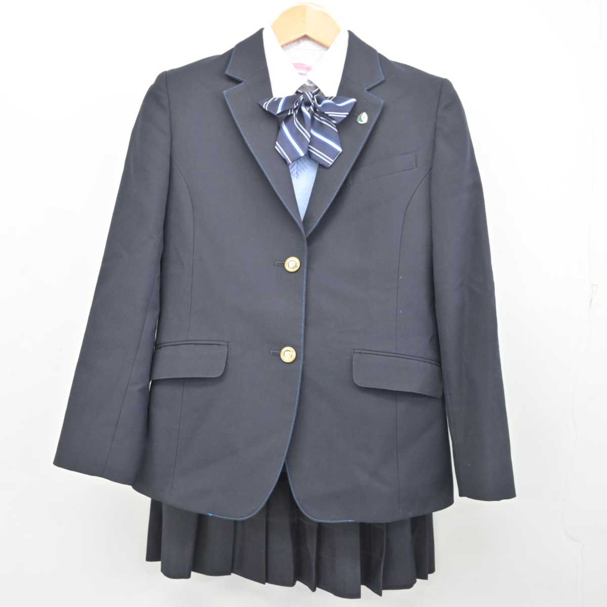 中古】神奈川県 相模田名高等学校 女子制服 6点 (ブレザー・ニット・シャツ・スカート) sf077576 | 中古制服通販パレイド