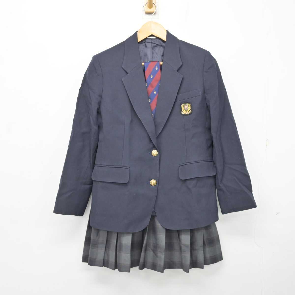 中古】東京都 永山高等学校 女子制服 3点 (ブレザー・スカート 中古】東京都 永山高等学校 女子制服 3点 (ブレザー・スカート