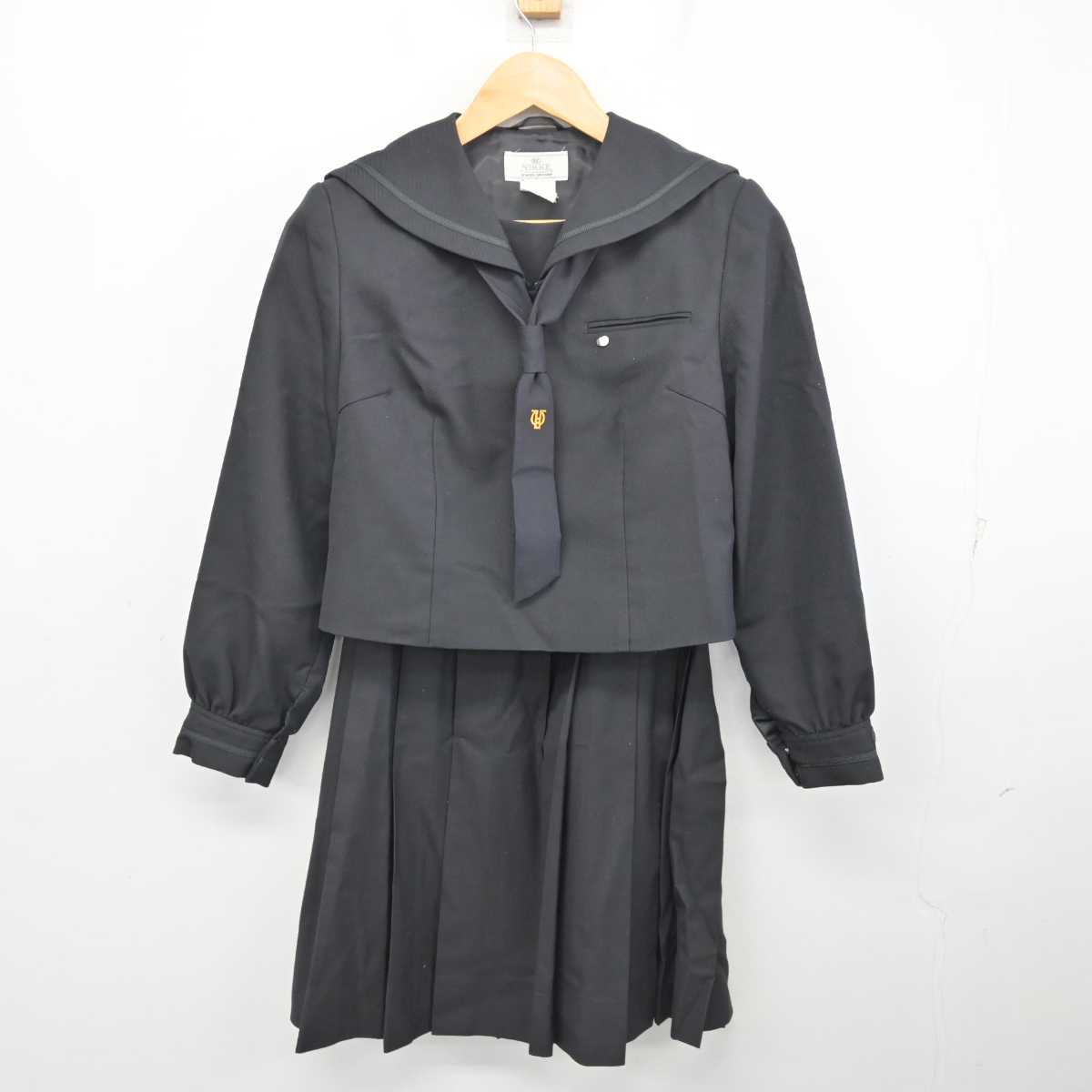 【中古】栃木県 矢板東高等学校・附属中学校 女子制服 4点 (セーラー服・スカート) sf078083