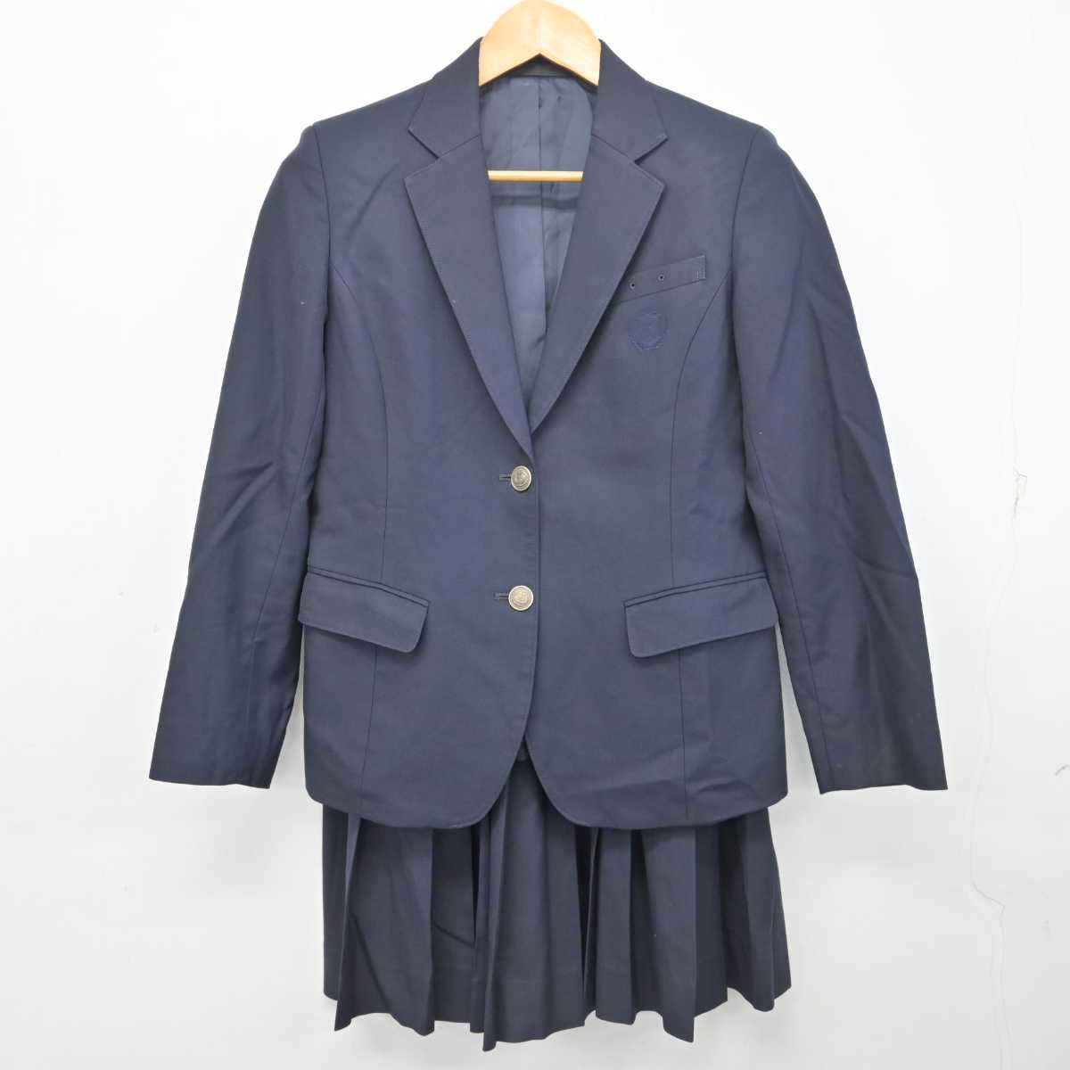 じ*ん様 支給品 奈良橿原高校 ユニフォーム 3点 上下セット 中古】奈良県 橿原高等学校 女子制服 2点 (ブレザー・スカート