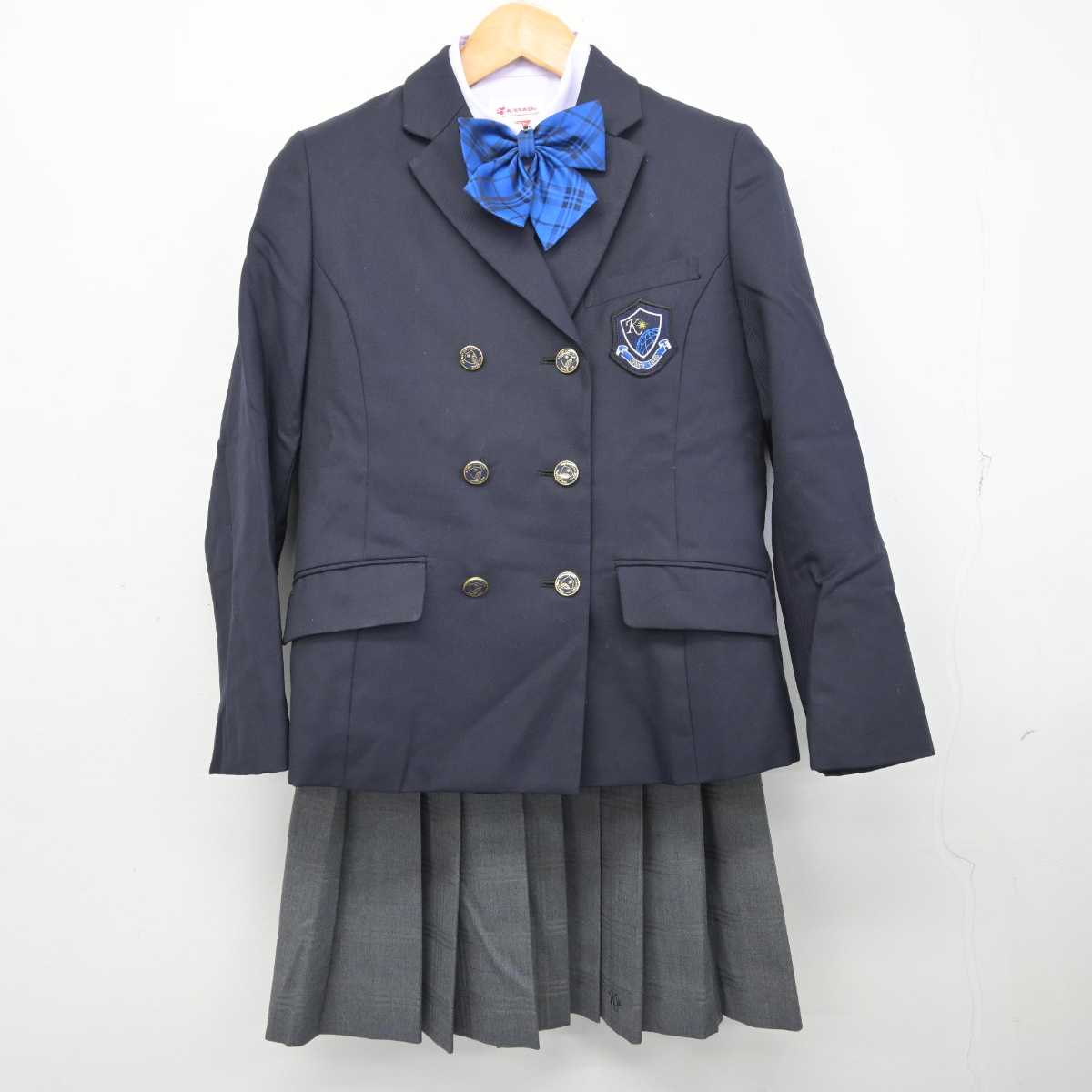 中古】東京都 啓明学園中学高等学校 女子制服 5点 (ブレザー・ニット・シャツ・スカート) sf078260 | 中古制服通販パレイド